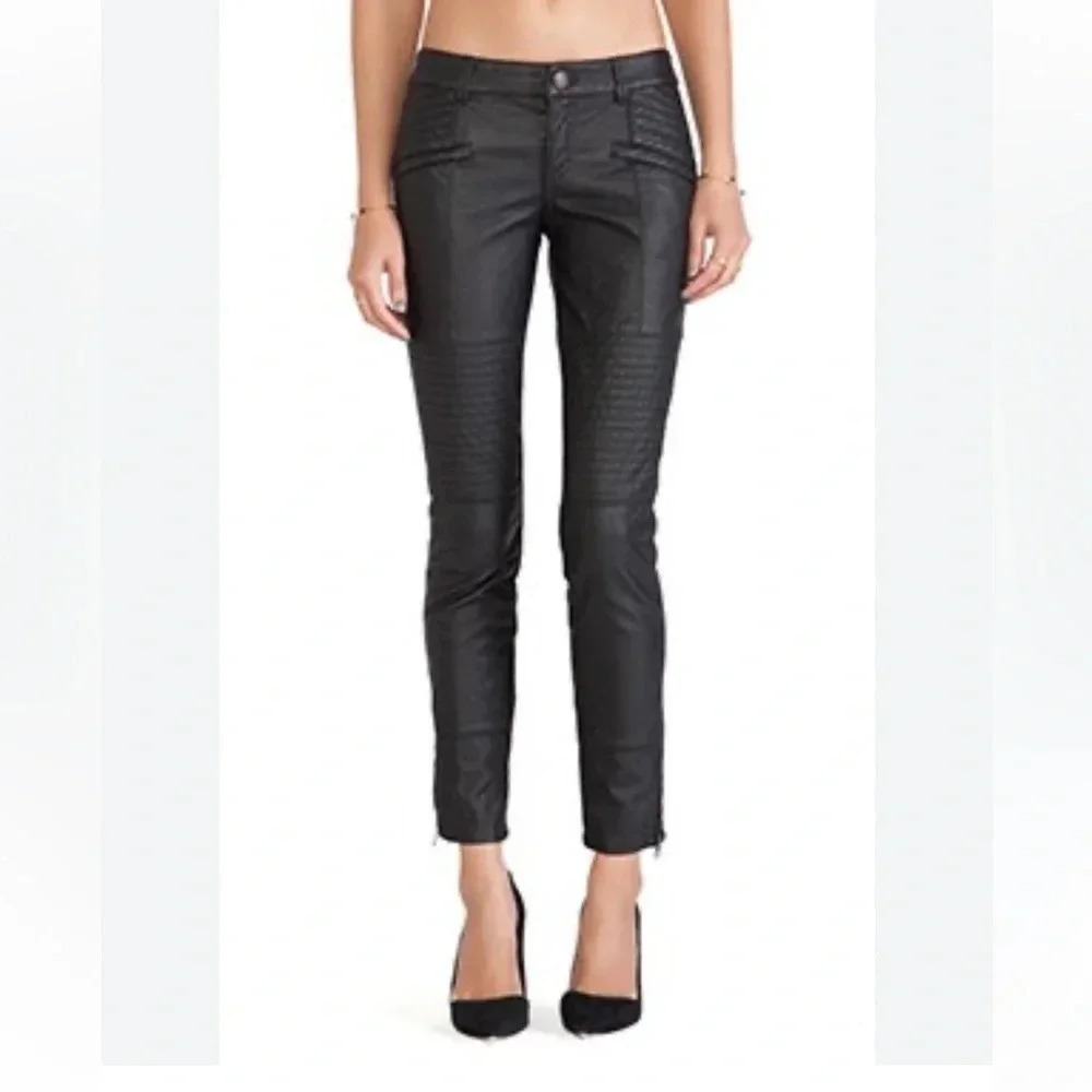 Free People Vegan Faux Leather Pants Size 2